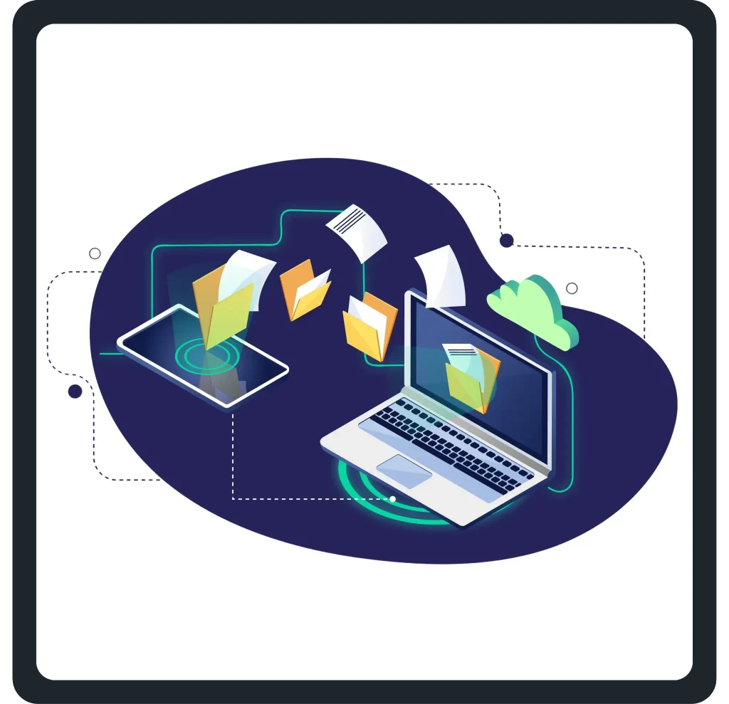 illustration gestion électronique des documents (GED)