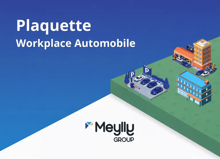 Plaquette workplace automobile