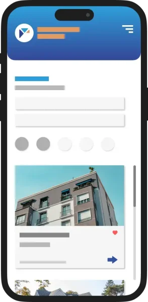 Mockup Mobile Immobilier